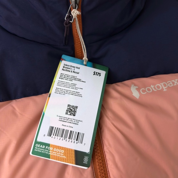 COTOPAXI Solazo Down Vest NEW - Picture 7 of 7